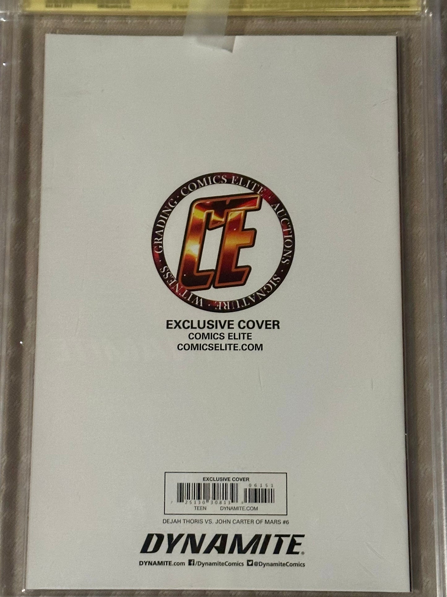 Brand New - CGC Signature - Dejah Thoris Vs John Carter #6 - Signed Szerdy