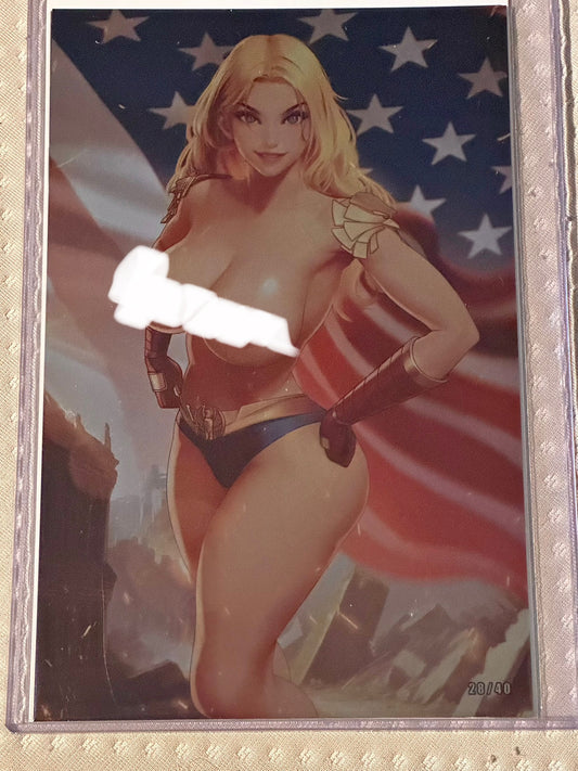 Brand New - METAL Patriotika #1 Bearwitch “The Boys” Topless Virgin