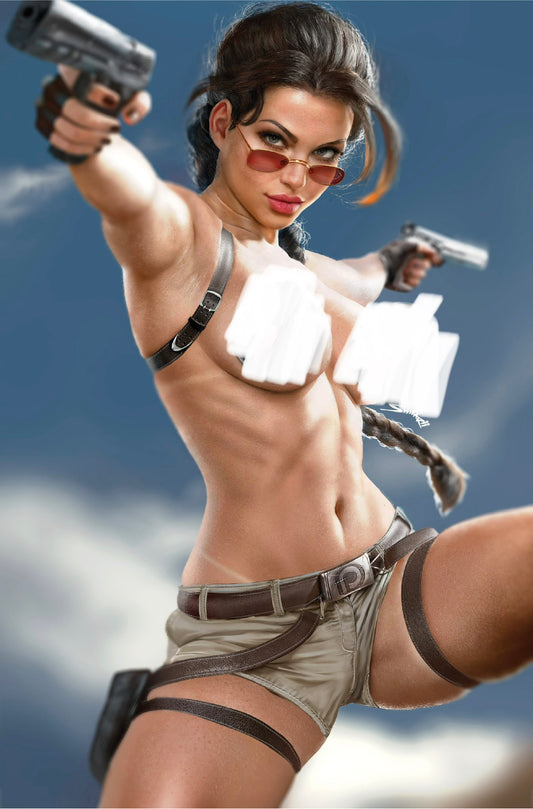 Leftovers / Coming Feb / Jinkies 2 Preview - Topless Tomb Raider By Shikarii