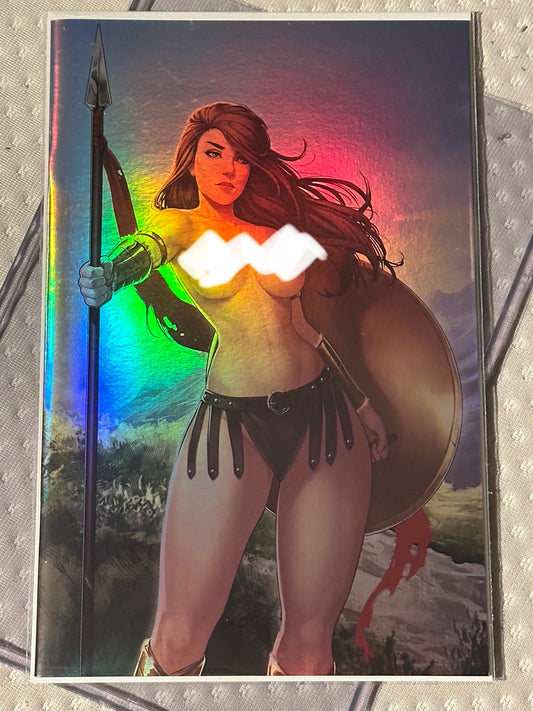 Brand New - FOIL Born of Blood #1 - MR Gunn Topless Virgin