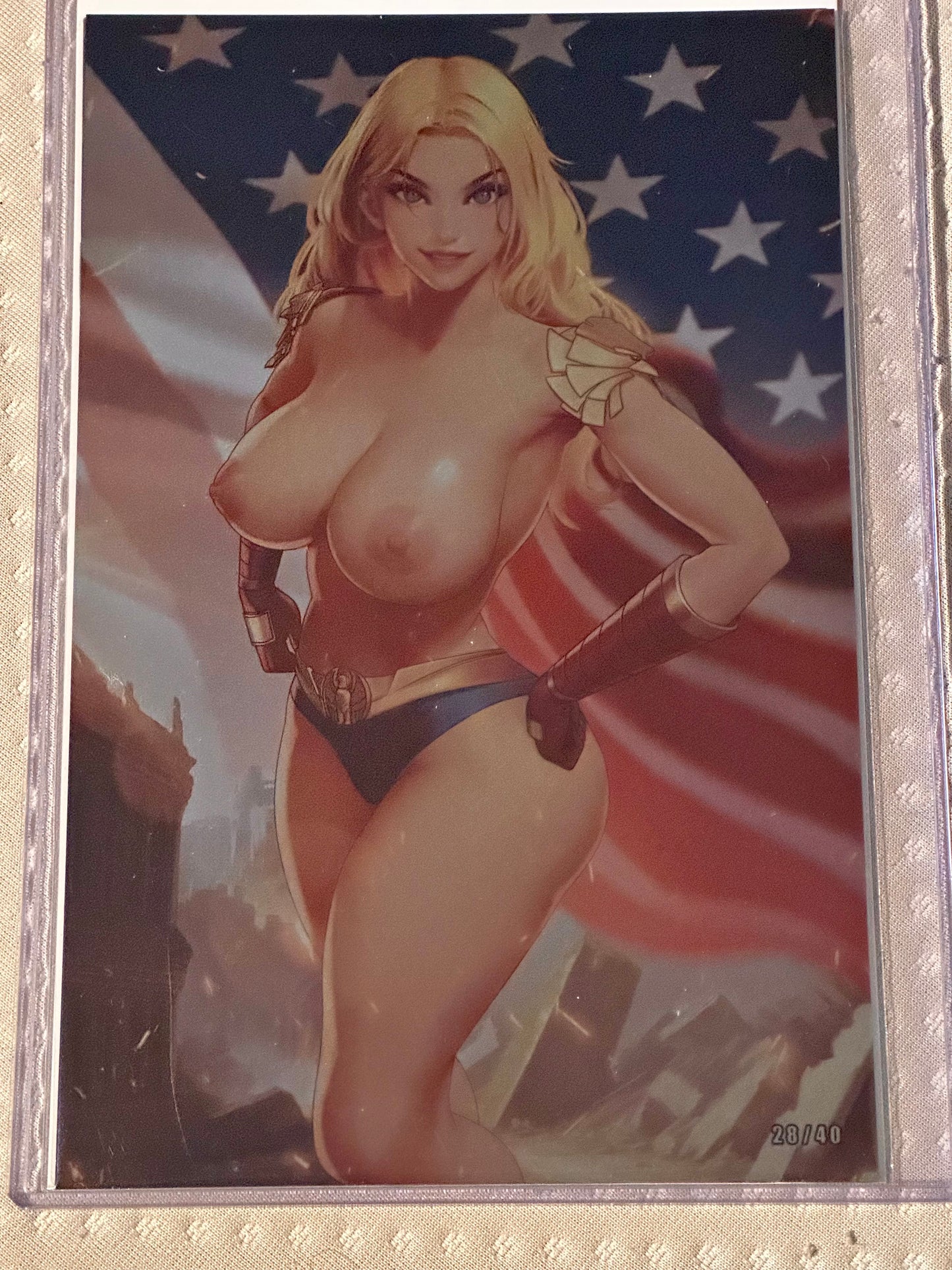 Brand New - METAL Patriotika #1 Bearwitch “The Boys” Topless Virgin