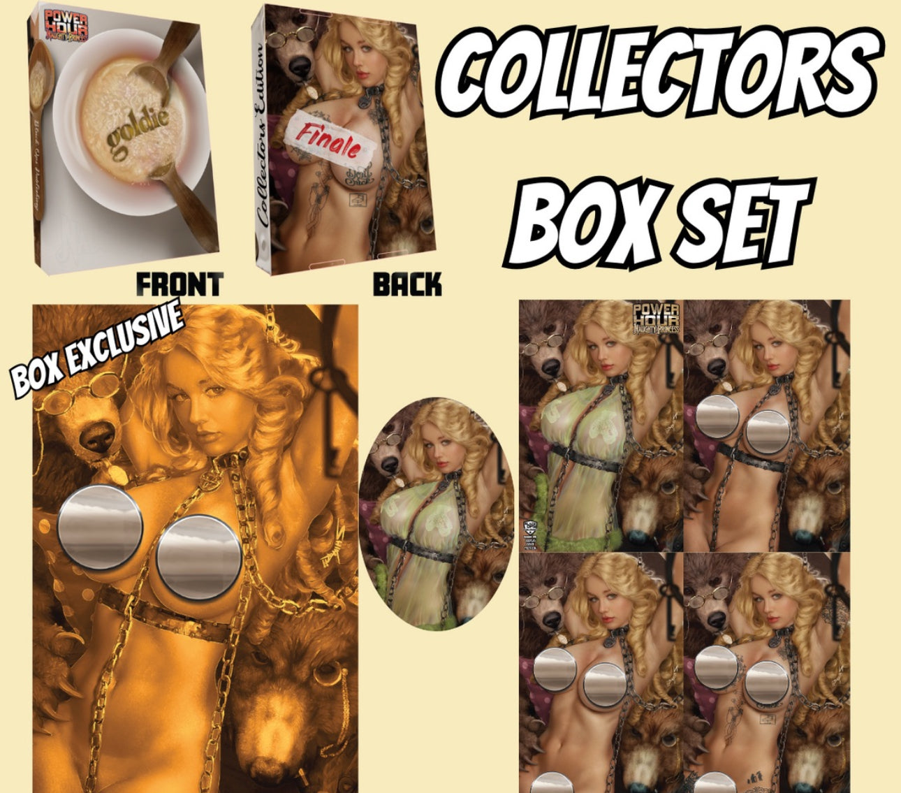 Next - Power Hour #3 - Shikarii - Naughty Goldie Princess - Boxset of 5