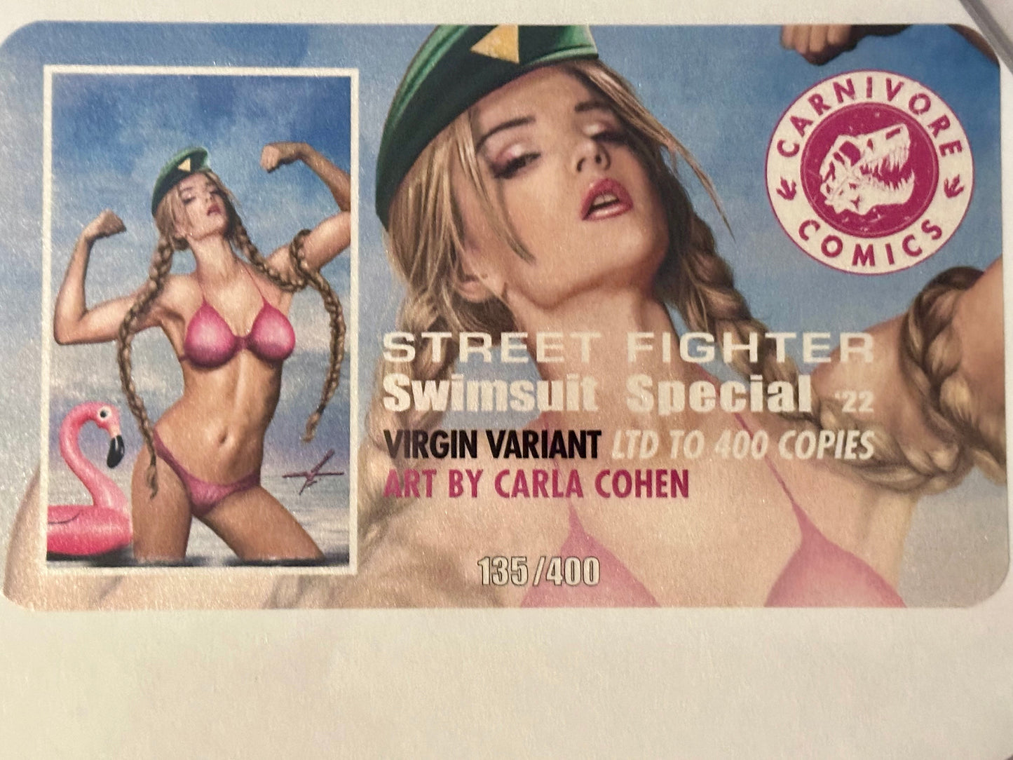 Street fighter Swimsuit - Carla Cohen Virgin - 134/400 B3