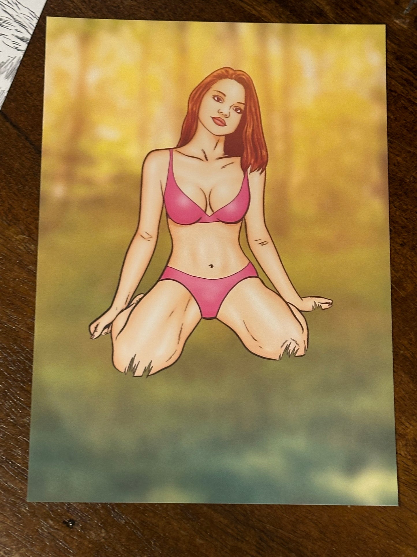 10 x A5 Card Prints - Jungle Captive